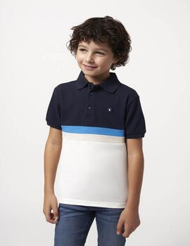 Polo Mayoral Block M/C  Marino Para Niño