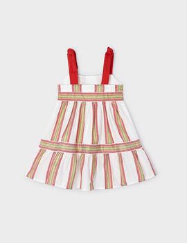 Vestido Mayoral Rayas Granadina Para Niña