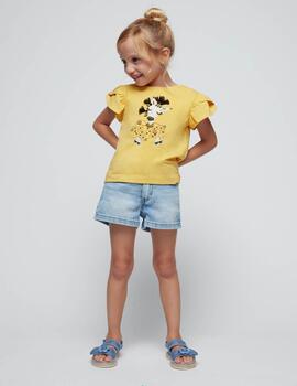 Camiseta Mayoral Gifara Amarillo Para Niño