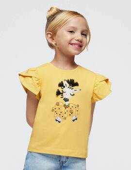 Camiseta Mayoral Gifara Amarillo Para Niño