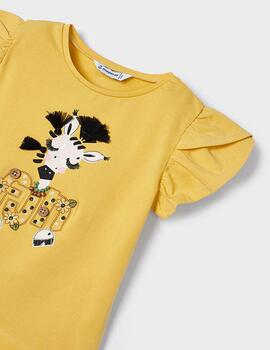 Camiseta Mayoral Gifara Amarillo Para Niño