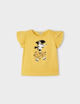 Camiseta Mayoral Gifara Amarillo Para Niño