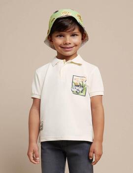 Polo Mayoral Jungle Beige Para Niño