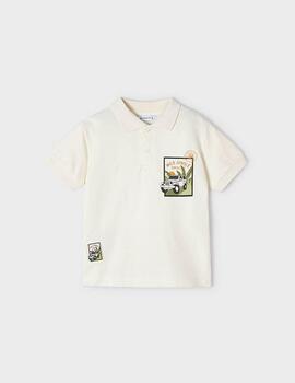 Polo Mayoral Jungle Beige Para Niño