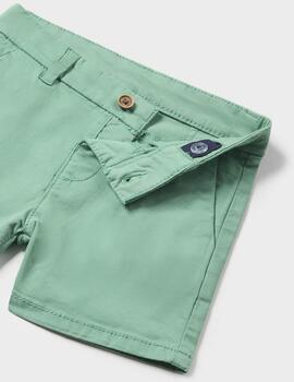 Bermuda Mayoral Chino Basica Eucalipto Para Bebè
