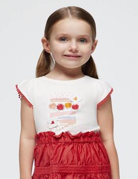 Camiseta Matoral Tirantes Crudo Para Niña