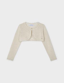 Bolero Mayoral Tricot Champagne Para Niña