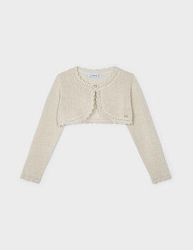 Bolero Mayoral Tricot Champagne Para Niña