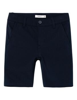 Pantalon Corto Name It Confort Marino Para Niño