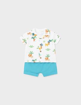 Conj.Mayoral Pantalon Marte Palmeras  Para Bebè