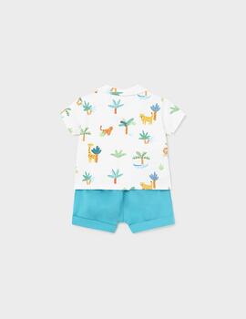Conj.Mayoral Pantalon Marte Palmeras  Para Bebè