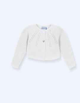 Chaqueta Mac Ilusiòn Punto Blanca Para Bebè