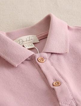 Polo Dadati Rosa Para Bebé