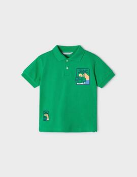 Polo Mayoral Carabana Verde Para Niño