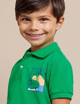 Polo Mayoral Carabana Verde Para Niño