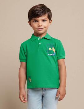 Polo Mayoral Carabana Verde Para Niño