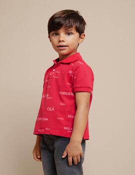 Polo Mayoral M/C  Estampado Sandia Para Niño