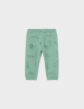 Pantalón Mayoral Animales Verde Para Bebé