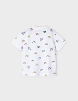 Polo Mayoral Caravanas Blanco Para Niño