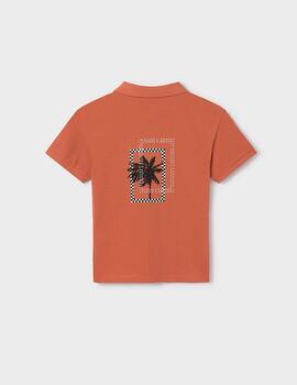 Polo Mayoral Palmera Naranja Para Niño