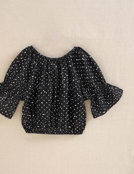 Camisa Dadati Lunares Para NIña