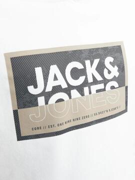 Sudadera Jack Jones Blanca Para Niño