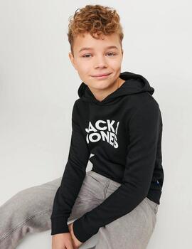 Sudadera Jack Letras Negra Para Niña