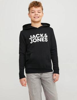 Sudadera Jack Letras Negra Para Niña