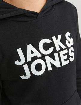 Sudadera Jack Letras Negra Para Niña