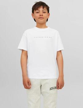 Camiseta Jack Blanca Para Niño