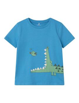 Camiseta Name It Croco Azul Para Niño