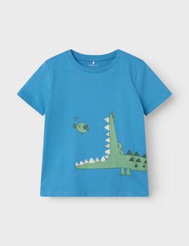 Camiseta Name It Croco Azul Para Niño