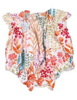 Culotte Popys Flores Para Bebé