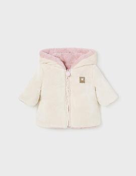 Chaquetón Mayoral Reversible Rosa Para Bebé