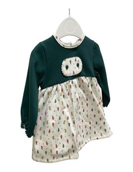 Vestido Popys Blobos Verde Para Bebé