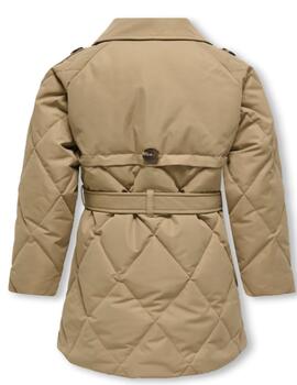 Gabardina Only Camel Para  Niña