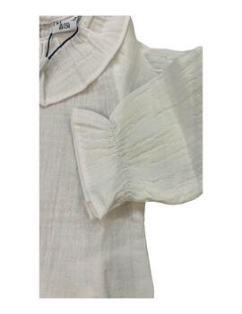 Blusa Newness Bambula Blanca Para Bebé