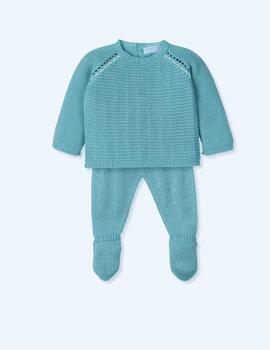 Conj.Mac Ilusiòn 2Pzsa Azul Oasis Para Bebè Niño