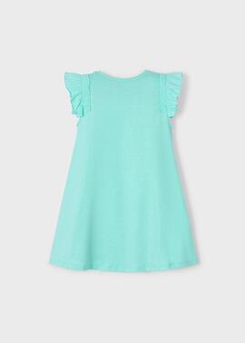 Vestido Mayoral Bolsito Agua Para Niña