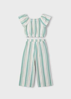 Conj.Mayoral Pantalon Largo Rayas Jade  Para Niña
