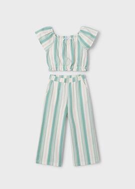 Conj.Mayoral Pantalon Largo Rayas Jade  Para Niña