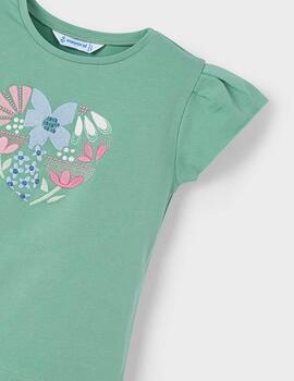 Camiseta Mayoral M/C Menta Para Niña