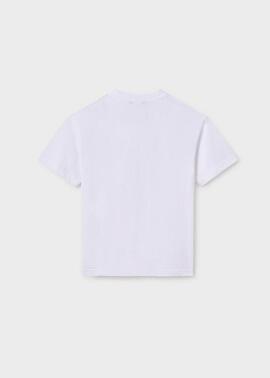 Camiseta Mayoral M/C Blanca Para Niño