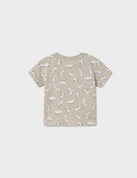 Camiseta Mayoral Dino Hueso Para Bebé