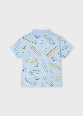 Polo Mayoral Estampado Cielo Para Niño
