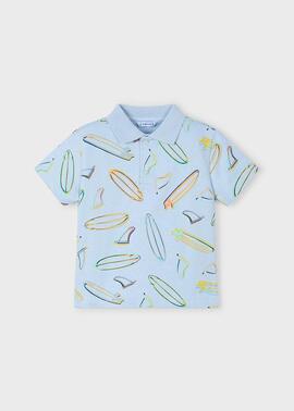 Polo Mayoral Estampado Cielo Para Niño