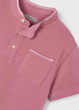 Polo Mayoral Rosa Para Niño
