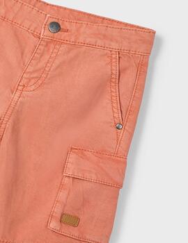 Bermuda Mayoral Bolsillos Naranja Para Niño