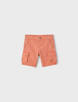Bermuda Mayoral Bolsillos Naranja Para Niño