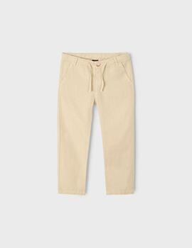 Pantalón Mayoral Lino Galleta Para NIño